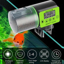 AquaBlue Fish Tank Intelligent Timing Automatic Feeder Aquarium Goldfish Feeder Large Capacity Fish Feeder,Model: AF-2019B English Version