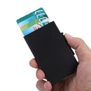 RFID Anti-Theft And Anti-Magnetic Aluminum Alloy Credit Card Case(Black)