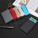 RFID Anti-Theft And Anti-Magnetic Aluminum Alloy Credit Card Case(Red)