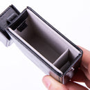 Men PU Leathe Retro Lighter Cigarette Box(Black)