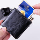 Men PU Leathe Retro Lighter Cigarette Box(Black)