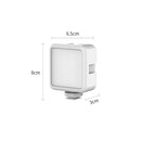 Ulanzi VL49 6W Small LED Video Light 5500K Dimmable Photography Soft Light Vlog Fill Light( White)