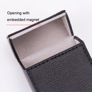 PU Leather Business Portable Cigarette Case(Black)
