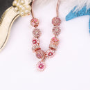 SL122 Women Rose Gold Beaded Accessory Bracelet, Size: 18cm