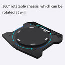 N31 Portable Laptop Bracket Liftable Computer Support Base, Colour: Black (Upgrade Version)