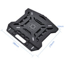 N31 Portable Laptop Bracket Liftable Computer Support Base, Colour: Black (Upgrade Version)