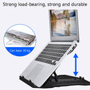 N31 Portable Laptop Bracket Liftable Computer Support Base, Colour: Black (Upgrade Version)