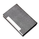 2 PCS Stainless Steel Business Card Holder(Gray)