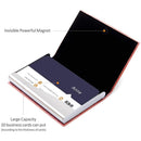 2 PCS Stainless Steel Business Card Holder(White)
