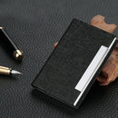 2 PCS Stainless Steel Business Card Holder(White)