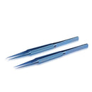 Kaisi Titanium Alloy Tweezers Repair Fingerprint Fly Line Phone Motherboard Precise Antimagnetic Electronics Tweezers(Curved BT-15)