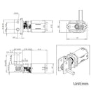 GW12N20 Worm Gear Low Speed Motor Ultra Mini Gear Power-Off Self-Locking Motor For Smart Car Robot(12V 60RPM)