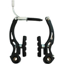 4 PCS Bicycle Mountain Bike V Brake Full V Brake Caliper, Colour: Black
