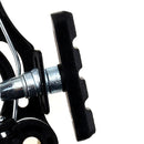 4 PCS Bicycle Mountain Bike V Brake Full V Brake Caliper, Colour: Black