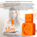 MI-021 AI Smart Voice Microphone USB Mini Microphone With Voice Control/Input/Translation/Search Function(Orange)