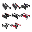 Car Seat Telescopic Bracket Car Rear Pillow Mobile Phone Bracket, Colour: 04 Upgrade Version Black