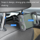 Car Seat Telescopic Bracket Car Rear Pillow Mobile Phone Bracket, Colour: 04 Upgrade Version Black