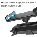 Car Seat Telescopic Bracket Car Rear Pillow Mobile Phone Bracket, Colour: 04 Upgrade Version Black