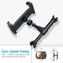 Car Seat Telescopic Bracket Car Rear Pillow Mobile Phone Bracket, Colour: 04 Upgrade Version Black