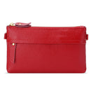 Ladies One-Shoulder Diagonal Mobile Phone Coin Purse(Red)