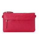 Ladies One-Shoulder Diagonal Mobile Phone Coin Purse(Rose Red)