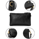 Ladies One-Shoulder Diagonal Mobile Phone Coin Purse(Khaki)