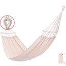 Thickened Canvas Hammock Outdoor Anti-rollover Portable Swing 190x80cm, Style: Non-stick Gray