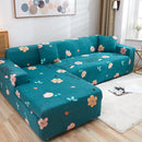Lazy Stretch Sll-Inclusive Sofa Cover Universal Sofa Dust Cover, Size: Four People 235-300cm(Dazzle Elegant Flower Green)