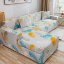 Lazy Stretch Sll-Inclusive Sofa Cover Universal Sofa Dust Cover, Size: Four People 235-300cm(Dazzle Feather Gray)