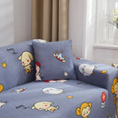 Lazy Stretch Sll-Inclusive Sofa Cover Universal Sofa Dust Cover, Size: Four People 235-300cm(Cute Pet Club)