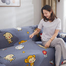 Lazy Stretch Sll-Inclusive Sofa Cover Universal Sofa Dust Cover, Size: Four People 235-300cm(Cute Pet Club)