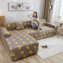 Lazy Stretch Sll-Inclusive Sofa Cover Universal Sofa Dust Cover, Size: Four People 235-300cm(Future coffee)