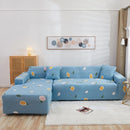 Lazy Stretch Sll-Inclusive Sofa Cover Universal Sofa Dust Cover, Size: Four People 235-300cm(Vigorous Sunflower)