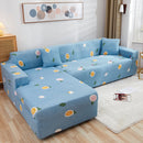 Lazy Stretch Sll-Inclusive Sofa Cover Universal Sofa Dust Cover, Size: Four People 235-300cm(Vigorous Sunflower)