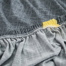 Lazy Stretch Sll-Inclusive Sofa Cover Universal Sofa Dust Cover, Size: Four People 235-300cm(Elegant Triangle Grey)