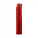 2 PCS Embossed Rotating Perfume Bottle Metal Discharge Bottle Sterilizing Alcohol Spray Bottle, Specification: 10ml(Red)