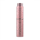 2 PCS Embossed Rotating Perfume Bottle Metal Discharge Bottle Sterilizing Alcohol Spray Bottle, Specification: 10ml(Pink)