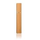 7 PCS 12ml Aluminum Perfume Bottle Metal Discharge Bottle Convenient Travel Square Spray Bottle(Golden)