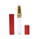 7 PCS 12ml Aluminum Perfume Bottle Metal Discharge Bottle Convenient Travel Square Spray Bottle(Silver)