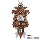 Barley Bird Wall Clock Retro Living Room Watch(CM301)