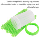 BG-W076 Cat And Dog Foot Washing Cup Outdoor Portable Pet Silicone Foot Washing Device, Specification: Large Pink