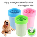 BG-W076 Cat And Dog Foot Washing Cup Outdoor Portable Pet Silicone Foot Washing Device, Specification: Large Pink