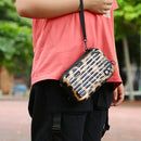 Luggage Box Bag Shoulder Personality Hand Holding Mini Travel Box Small Square Handbag(Light Green)