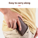 Contacts Family CF1114 Leather Watch Box Retro Crazy Horse Leather Zipper Couple Watch Bag(Coffee)