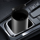 BEN.JACK Car Trash Can Multi-Function Storage Box In Car(Deep Gray With 35 Garbage Bags)