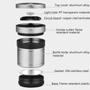 BEN.JACK Ashtray With Cover Personality Multi-Function Universal Car Ashtray(Silver)