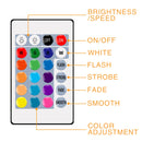 2m LED Light Strip 16 Color Remote Control RGB Light Belt USB Symphony Neon Decorative Soft Light Bar(Bareboard )