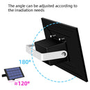 2 in 1 Outdoor Solar Waterproof Garden Decoration LED Folding Tri-Leaf Lamp Garage Light(Cool White Light)