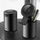 CCH1 18W Max Mobile Phone Wireless Charger Metal Pen Holder Foldable Portable Mobile Phone Tablet Holder(Gray)