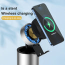 CCH1 18W Max Mobile Phone Wireless Charger Metal Pen Holder Foldable Portable Mobile Phone Tablet Holder(Gray)